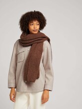 Langer Schal mit REPREVE - Frauen - earth brown Langer Schal mit REPREVE - Frauen - earth brown - 5 - TOM TAILOR