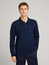 Poloshirt mit Brusttasche - Männer - Sky Captain Blue Poloshirt mit Brusttasche - Männer - Sky Captain Blue - 1 - TOM TAILOR