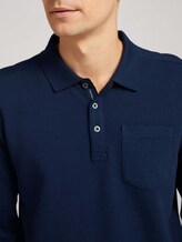 Poloshirt mit Brusttasche - Männer - Sky Captain Blue Poloshirt mit Brusttasche - Männer - Sky Captain Blue - 9 - TOM TAILOR