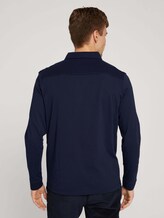 Langarm Poloshirt mit Print - Männer - Sky Captain Blue Langarm Poloshirt mit Print - Männer - Sky Captain Blue - 2 - TOM TAILOR