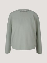 Langarmshirt mit Raglanärmeln aus nachhaltiger Baumwolle - Frauen - soft greyish green Langarmshirt mit Raglanärmeln aus nachhaltiger Baumwolle - Frauen - soft greyish green - 7 - TOM TAILOR Denim