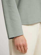 Langarmshirt mit Raglanärmeln aus nachhaltiger Baumwolle - Frauen - soft greyish green Langarmshirt mit Raglanärmeln aus nachhaltiger Baumwolle - Frauen - soft greyish green - 9 - TOM TAILOR Denim
