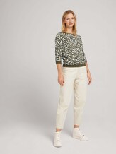 Gemustertes Sweatshirt aus nachhaltiger Baumwolle - Frauen - olive flower print Gemustertes Sweatshirt aus nachhaltiger Baumwolle - Frauen - olive flower print - 3 - TOM TAILOR Denim