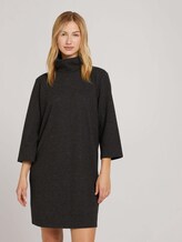 Kleid aus gemustertem Jacquard - Frauen - black grey houndstooth Kleid aus gemustertem Jacquard - Frauen - black grey houndstooth - 5 - TOM TAILOR Denim