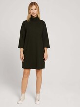 Kleid aus gemustertem Jacquard - Frauen - olive black houndstooth Kleid aus gemustertem Jacquard - Frauen - olive black houndstooth - 3 - TOM TAILOR Denim