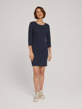 Strukturiertes Kleid - Frauen - Sky Captain Blue Strukturiertes Kleid - Frauen - Sky Captain Blue - 3 - TOM TAILOR Denim
