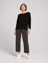 Sweatshirts mit Schleife am Rücken - Frauen - deep black Sweatshirts mit Schleife am Rücken - Frauen - deep black - 3 - TOM TAILOR Denim