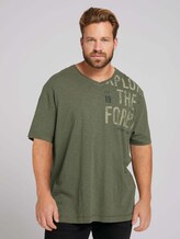 T-Shirt mit Print - Männer - Oak Leaf Green T-Shirt mit Print - Männer - Oak Leaf Green - 1 - Men Plus