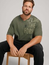 T-Shirt mit Print - Männer - Oak Leaf Green T-Shirt mit Print - Männer - Oak Leaf Green - 5 - Men Plus