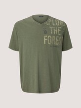 T-Shirt mit Print - Männer - Oak Leaf Green T-Shirt mit Print - Männer - Oak Leaf Green - 7 - Men Plus