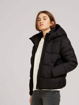 Quilted jacket with recycled polyester - Women - deep black Quilted jacket with recycled polyester - Women - deep black - 5 - TOM TAILOR Denim