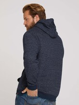 striped hoodie - Men - navy offwhite inject stripe striped hoodie - Men - navy offwhite inject stripe - 2 - Men Plus