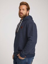 striped hoodie - Men - navy offwhite inject stripe striped hoodie - Men - navy offwhite inject stripe - 5 - Men Plus