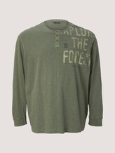 Shirt mit Print - Männer - Oak Leaf Green Shirt mit Print - Männer - Oak Leaf Green - 7 - Men Plus