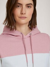 hoodie met kleurblokkering - Vrouwen - rose colorblock hoodie met kleurblokkering - Vrouwen - rose colorblock - 9 - TOM TAILOR Denim