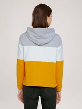 Hoodie in Colour-Blocking - Frauen - yellow coloblock Hoodie in Colour-Blocking - Frauen - yellow coloblock - 2 - TOM TAILOR Denim