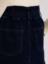 Denim skirt with an elastic waistband - Women - dark stone blue black denim Denim skirt with an elastic waistband - Women - dark stone blue black denim - 10 - TOM TAILOR Denim