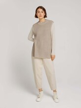 Strickpullover ohne Ärmel - Frauen - cold beige Strickpullover ohne Ärmel - Frauen - cold beige - 3 - TOM TAILOR Denim
