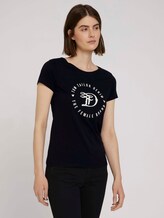 T-shirt met print - Vrouwen - deep black T-shirt met print - Vrouwen - deep black - 5 - TOM TAILOR Denim