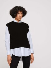 Pullunder mit Seitenschlitzen - Frauen - deep black Pullunder mit Seitenschlitzen - Frauen - deep black - 5 - TOM TAILOR