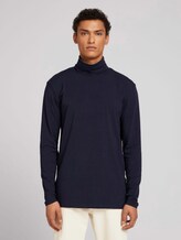Langarmshirt mit Rollkragen aus nachhaltiger Baumwolle - Männer - Blueish Grey Langarmshirt mit Rollkragen aus nachhaltiger Baumwolle - Männer - Blueish Grey - 1 - TOM TAILOR Denim