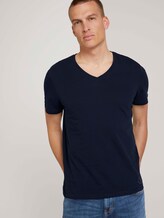 T-shirt met V-hals in een dubbele verpakking - Mannen - Sky Captain Blue T-shirt met V-hals in een dubbele verpakking - Mannen - Sky Captain Blue - 5 - TOM TAILOR