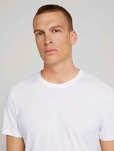 Basic t-shirt in a 3-pack - Men - White Basic t-shirt in a 3-pack - Men - White - 9 - TOM TAILOR