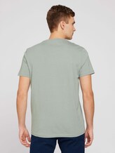 T-Shirt mit Logo Print - Männer - Dark Smoke Green T-Shirt mit Logo Print - Männer - Dark Smoke Green - 2 - TOM TAILOR