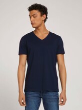 T-Shirt im Doppelpack - Männer - Sky Captain Blue T-Shirt im Doppelpack - Männer - Sky Captain Blue - 55 - TOM TAILOR Denim