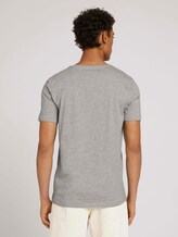T-shirt in dubbelpak - Mannen - Middle Grey Melange T-shirt in dubbelpak - Mannen - Middle Grey Melange - 2 - TOM TAILOR Denim