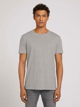 T-Shirt im Doppelpack - Männer - Middle Grey Melange T-Shirt im Doppelpack - Männer - Middle Grey Melange - 1 - TOM TAILOR Denim