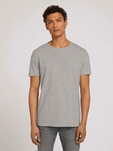 T-Shirt im Doppelpack - Männer - Middle Grey Melange T-Shirt im Doppelpack - Männer - Middle Grey Melange - 55 - TOM TAILOR Denim