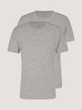 T-Shirt im Doppelpack - Männer - Middle Grey Melange T-Shirt im Doppelpack - Männer - Middle Grey Melange - 7 - TOM TAILOR Denim