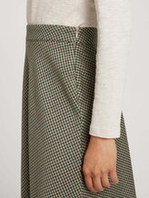Ausgestellter Rock mit Karomuster - Frauen - beige green small check Ausgestellter Rock mit Karomuster - Frauen - beige green small check - 10 - TOM TAILOR