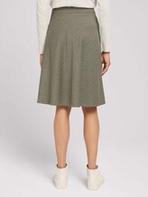 Ausgestellter Rock mit Karomuster - Frauen - beige green small check Ausgestellter Rock mit Karomuster - Frauen - beige green small check - 2 - TOM TAILOR