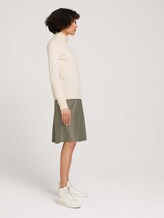 Ausgestellter Rock mit Karomuster - Frauen - beige green small check Ausgestellter Rock mit Karomuster - Frauen - beige green small check - 3 - TOM TAILOR