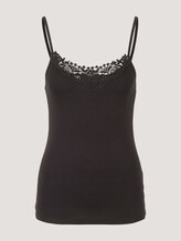 Top mit Spitze - Frauen - deep black Top mit Spitze - Frauen - deep black - 7 - TOM TAILOR Denim