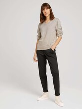 Strickpullover mit Punktemuster - Frauen - beige melange foil dot print Strickpullover mit Punktemuster - Frauen - beige melange foil dot print - 3 - TOM TAILOR