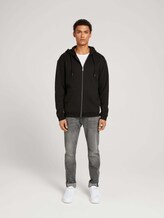 Sweatjacke mit Bio-Baumwolle - Männer - Black Sweatjacke mit Bio-Baumwolle - Männer - Black - 3 - TOM TAILOR Denim