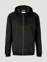 Sweatjacke mit Bio-Baumwolle - Männer - Black Sweatjacke mit Bio-Baumwolle - Männer - Black - 7 - TOM TAILOR Denim