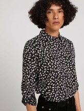 Gemusterte Hemdbluse - Frauen - black leaf design Gemusterte Hemdbluse - Frauen - black leaf design - 9 - TOM TAILOR