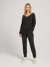 Pullover mit V-Ausschnitt - Frauen - deep black Pullover mit V-Ausschnitt - Frauen - deep black - 3 - TOM TAILOR Denim