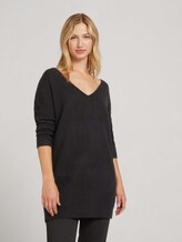 Pullover mit V-Ausschnitt - Frauen - deep black Pullover mit V-Ausschnitt - Frauen - deep black - 5 - TOM TAILOR Denim