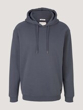 Hoodie mit Bio-Baumwolle - Männer - Blueish Grey Hoodie mit Bio-Baumwolle - Männer - Blueish Grey - 7 - TOM TAILOR Denim
