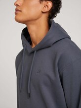 Hoodie mit Bio-Baumwolle - Männer - Blueish Grey Hoodie mit Bio-Baumwolle - Männer - Blueish Grey - 9 - TOM TAILOR Denim
