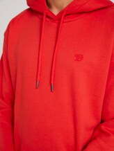 Hoodie mit Bio-Baumwolle - Männer - blood orange Hoodie mit Bio-Baumwolle - Männer - blood orange - 9 - TOM TAILOR Denim