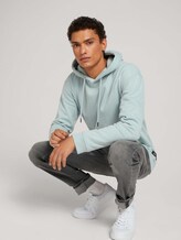 Hoodie mit Bio-Baumwolle - Männer - white moss Hoodie mit Bio-Baumwolle - Männer - white moss - 5 - TOM TAILOR Denim