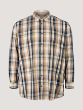 kariertes Hemd - Männer - cognac navy check kariertes Hemd - Männer - cognac navy check - 7 - Men Plus