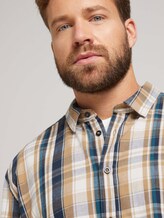 kariertes Hemd - Männer - cognac navy check kariertes Hemd - Männer - cognac navy check - 9 - Men Plus