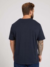 t-shirt with a print - Men - Sky Captain Blue t-shirt with a print - Men - Sky Captain Blue - 2 - Men Plus